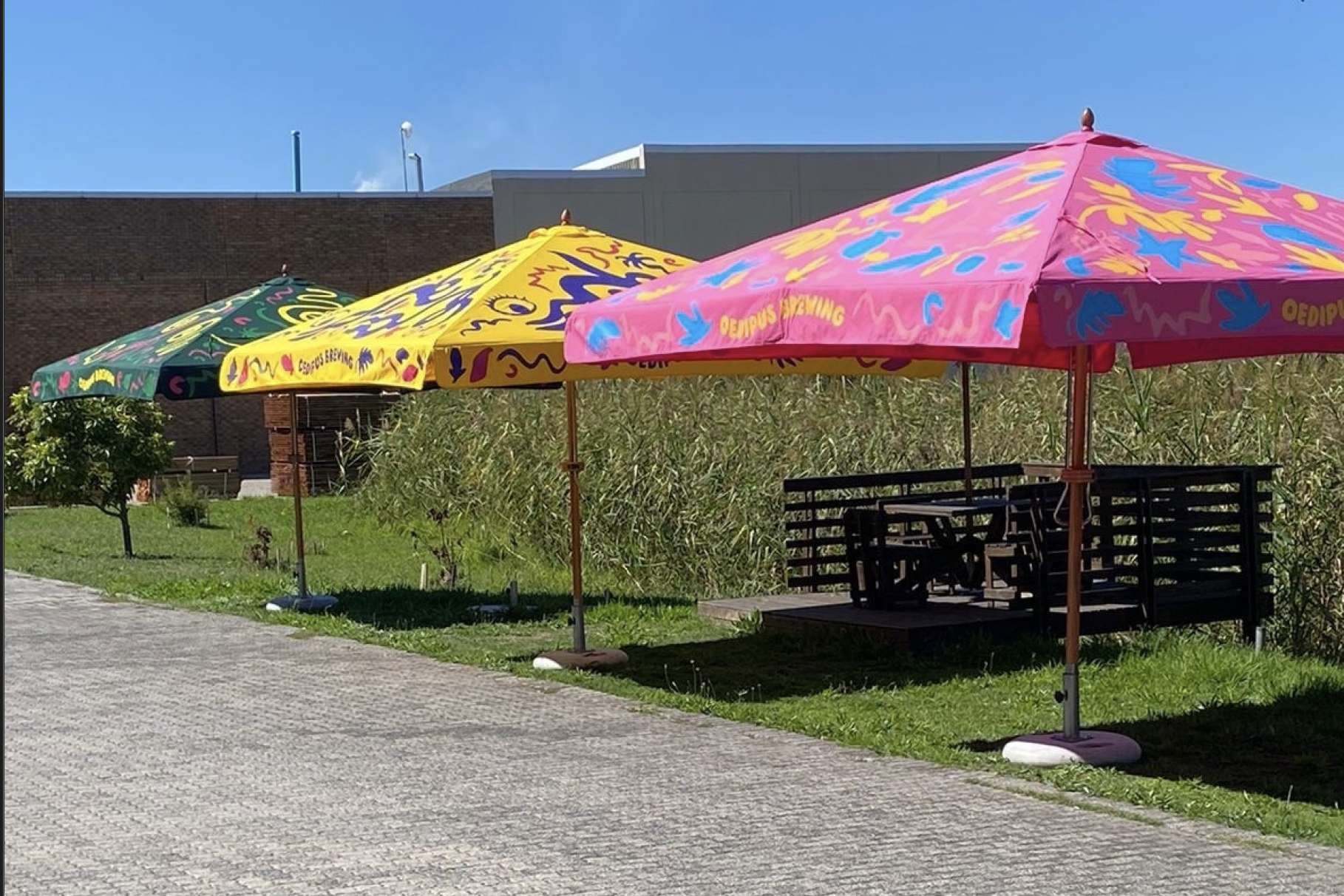 Wooden Telescopic Parasol